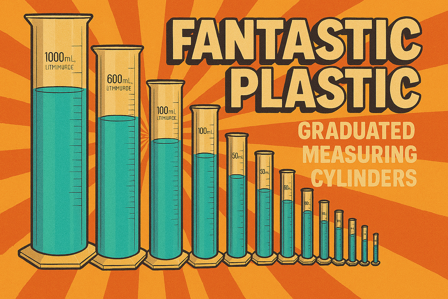 Polypropylene Plastic Graduated Measuring Cylinders