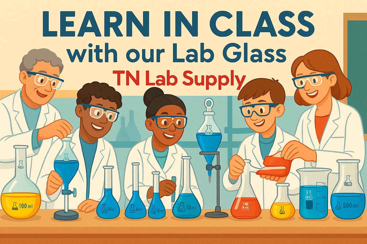Borosilicate 3.3 Glass Laboratory Glassware Sets - TN LAB Supply