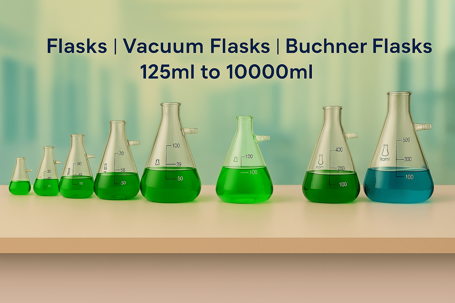 Filter Vacuum Flasks Buchner Funnel Kits Frit Filter Kits - TN LAB Supply