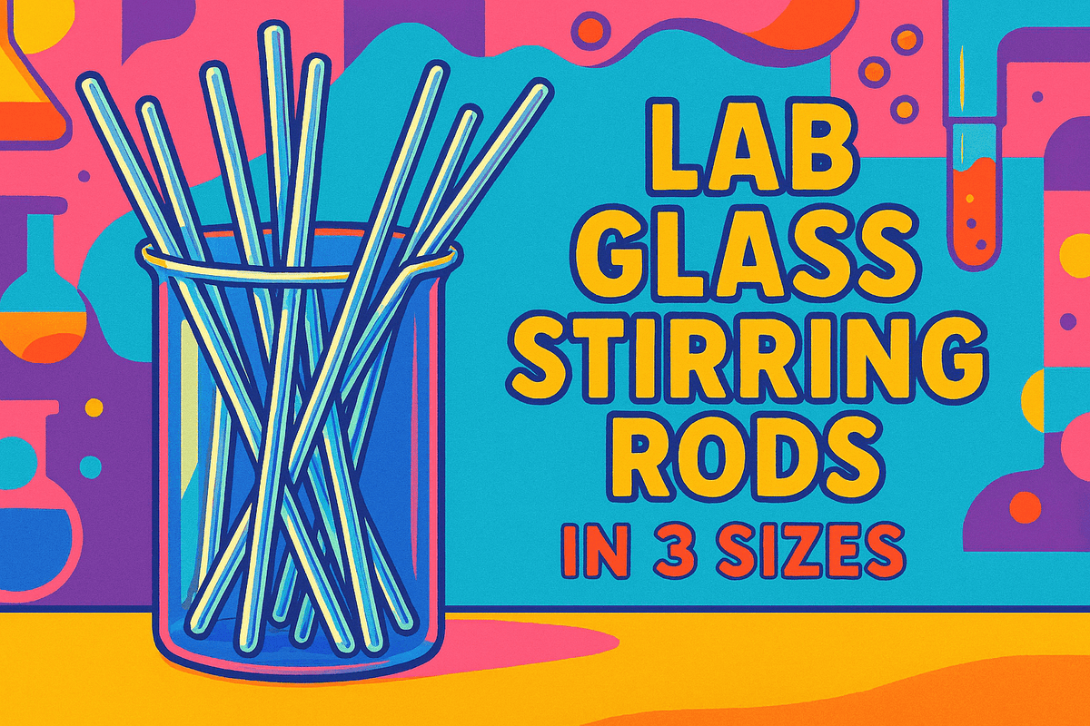 TN Lab Glass Stirring Rods 3 Sizes Lab Glass Stirring Rod