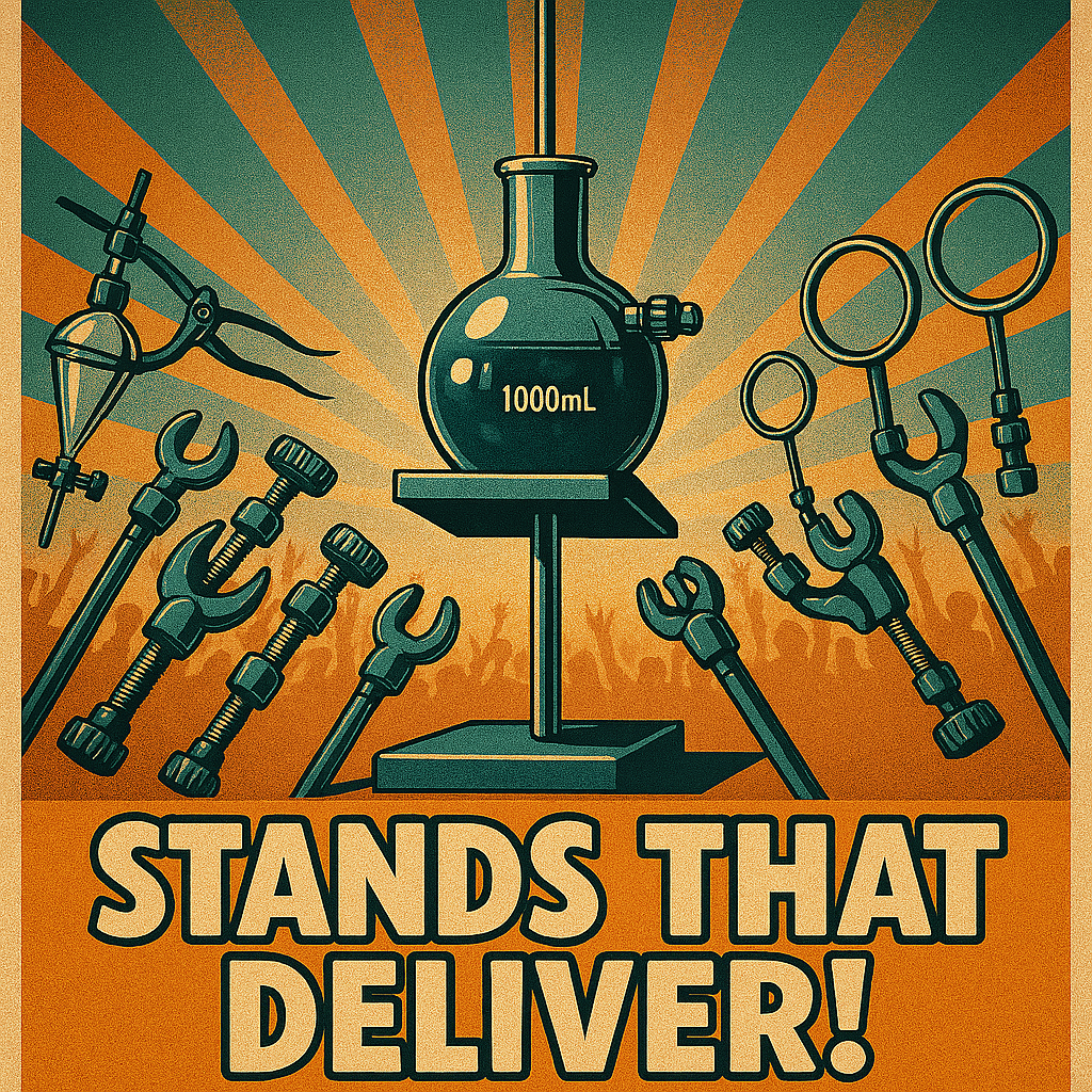 TN Lab Supply Lab Stands Chemically Resistant Stainless Steel