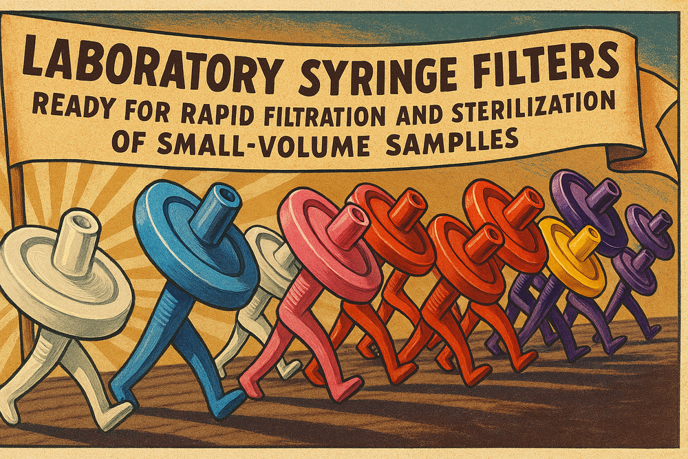 Laboratory Filter Syringes 13mm 25mm Different Pore Sizes