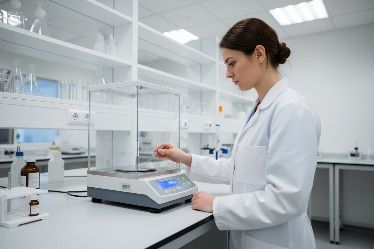 TN LAB Supply Technician with Analytical Balance