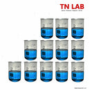TN LAB Beaker 1000ml 1L Borosilicate 3.3 Glass 12-Pack