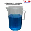 Pitcher Beaker Measuring Cup 2000ml 2L ~2-Quart Strong Handle Polypropylene Graduated