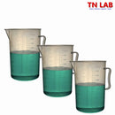 Pitcher Beaker Measuring Cup 2000ml 2L ~2-Quart Strong Handle Polypropylene Graduated