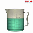 Pitcher Beaker Measuring Cup 500ml Strong Handle Polypropylene Graduated
