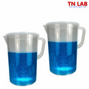 Pitcher Beaker Measuring Cup 5000ml 5L Ultra-Strong Handle Polypropylene Graduated