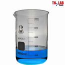 Beaker Borosilicate Glass with Graduations Huge 10,000ml 10L COSMETIC 2nds