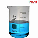 Beaker Borosilicate Glass with Graduations 2,000ml 2L