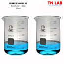 TN LAB Beaker 5000ml 5L Borosilicate 3.3 Glass 2-Pack