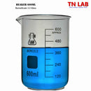 Beaker Borosilicate Glass with Graduations 600ml