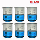 TN LAB Beaker 800ml Borosilicate 3.3 Glass 6-Pack