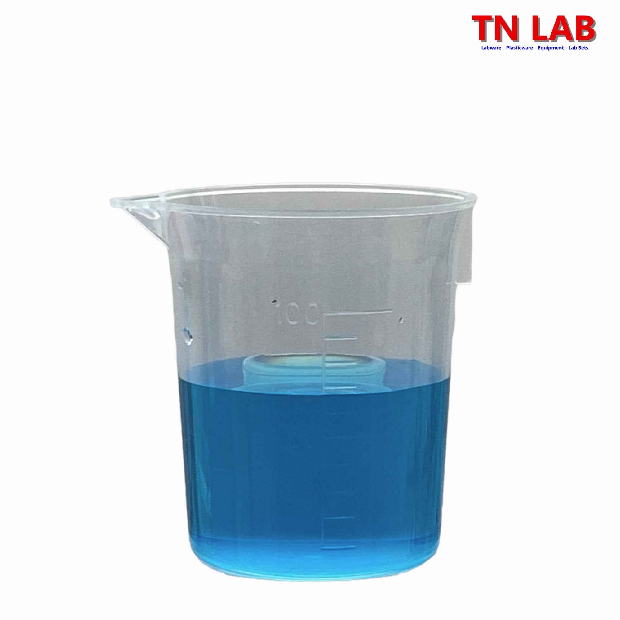 Beaker Lab-Quality Polypropylene Plastic 100ml Beaker