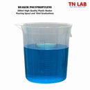 Beaker Lab-Quality Polypropylene Plastic 200ml Beaker