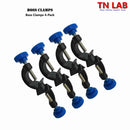 Boss Clamps Lab Stand Holder Aluminum Body Coated Screw 4-Pack - TN LAB