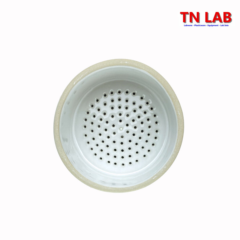 TN LAB Supply 100mm Buchner Funnel Porcelain Ceramic