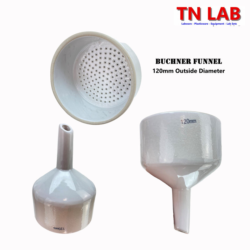 TN LAB Buchner Funnel 120mm Three Views