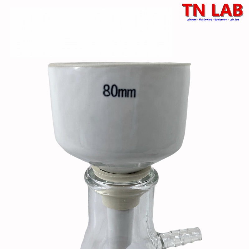 TN LAB Buchner Funnel 80mm Porcelain Ceramic