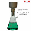 TN LAB Supply Buchner Funnel Kit 500ml Filter Vacuum Flask and 80mm Porcelain Buchner Funnel Plus Sealing Adapter