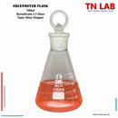 TN LAB Supply Erlenmeyer Flask Conical Flask 100ml Borosilicate 3.3 Glass with Glass Tapered Stopper