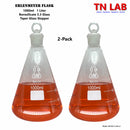 Erlenmeyer Flask 1000ml 1L Borosilicate 3.3 Glass with 24/25 Jointed Glass Stopper