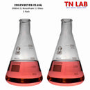 Erlenmeyer Flask Borosilicate Glass Conical Flask 2000ml 2L