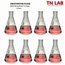 Erlenmeyer Flask Borosilicate Glass Conical Flask 500ml 8-Pack