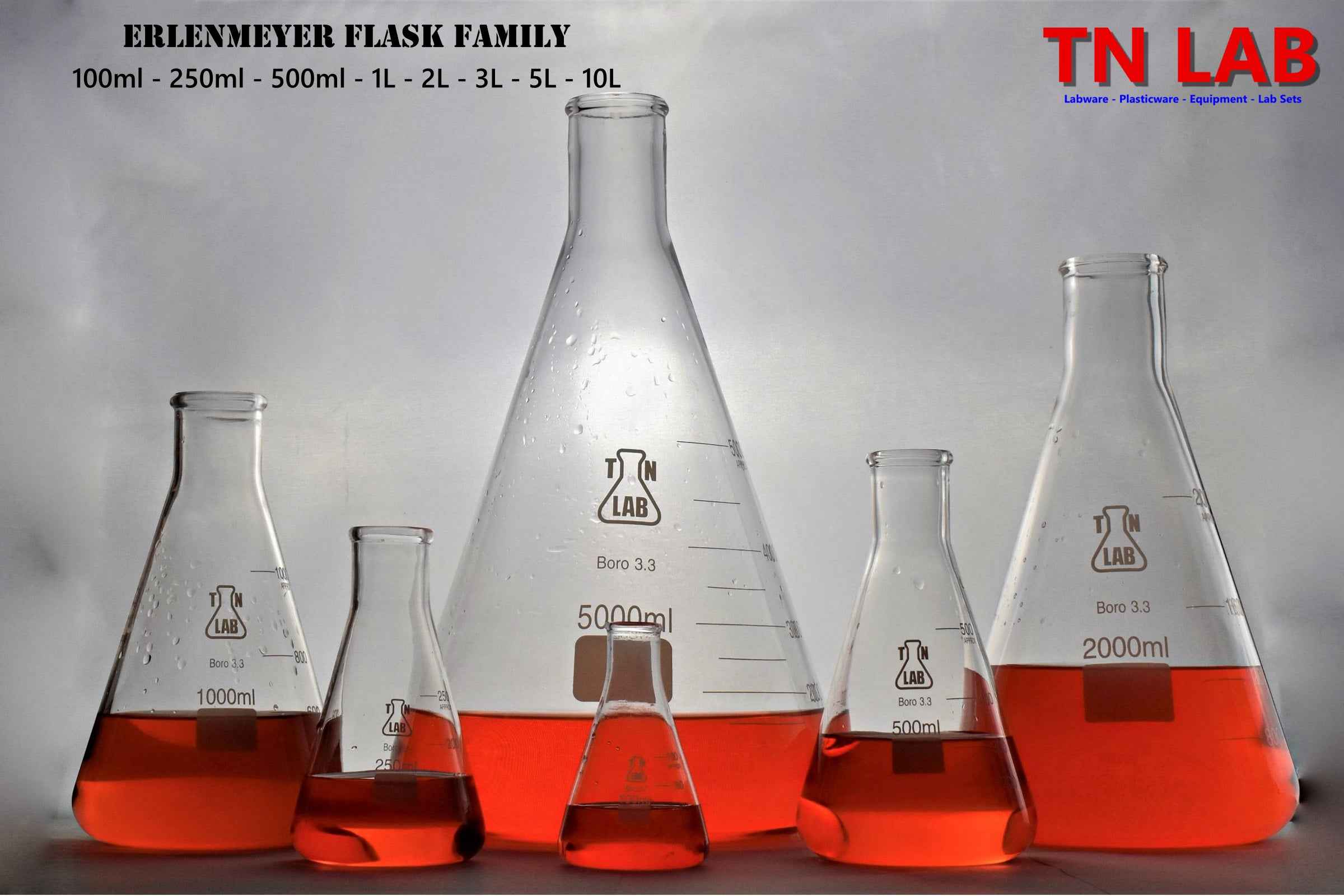 Erlenmeyer Conical Flask Family