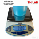 Scale Digital Electronic  - 0.1 gram Precision - 15kg Max - Digital Scale Laboratory Kitchen Scientific
