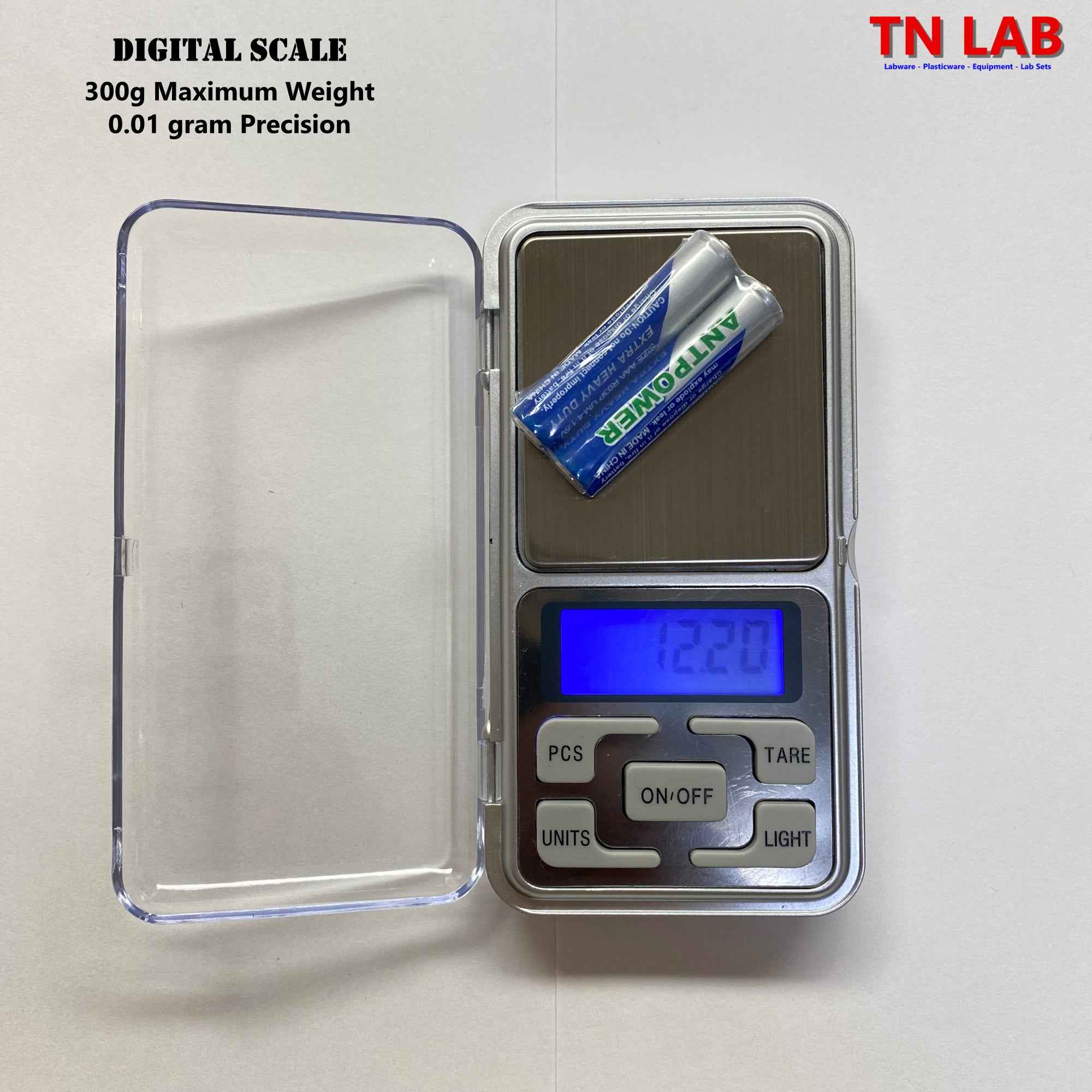 Scale Digital Electronic - 0.01 gram Precision - 300 gram Max