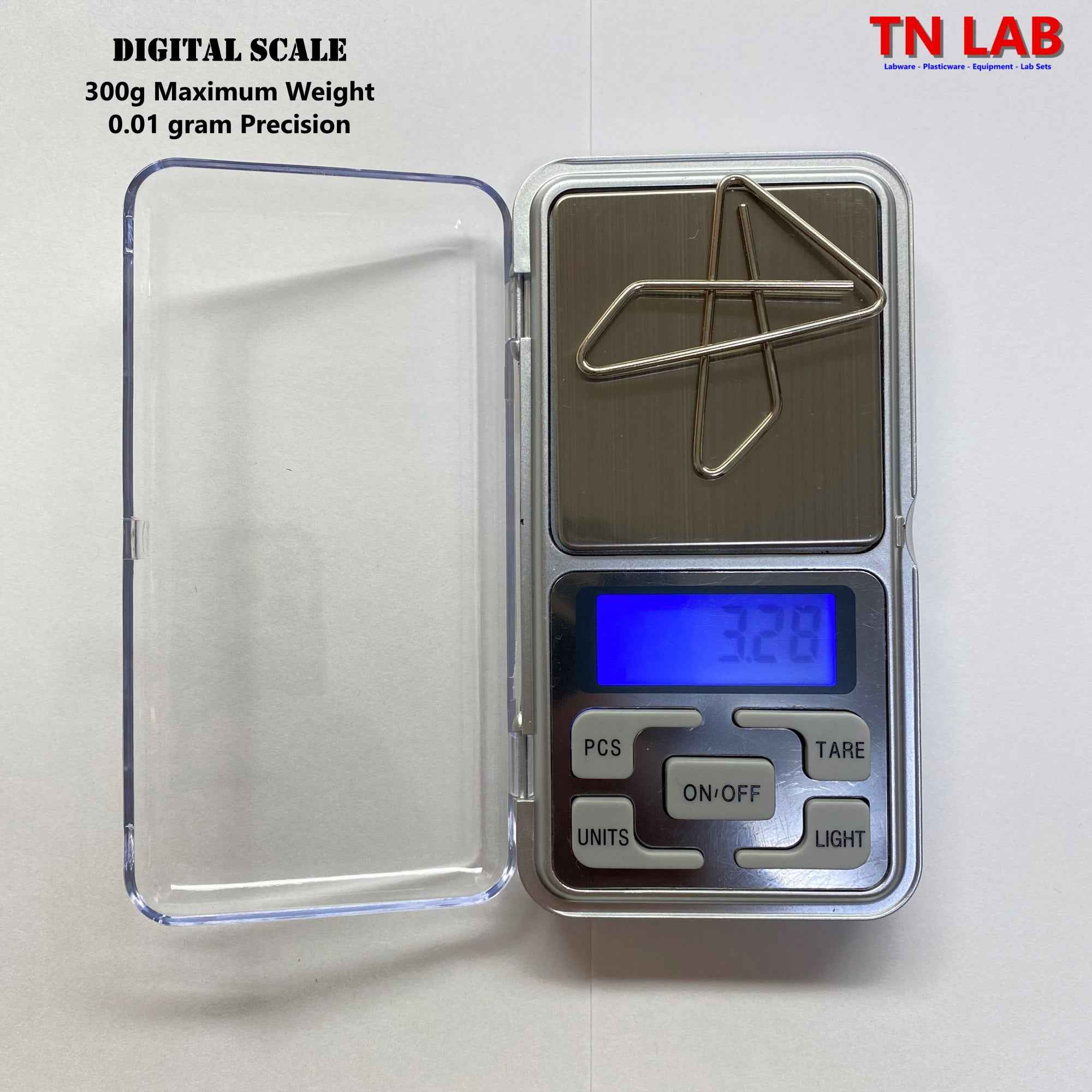 Scale Digital Electronic - 0.01 gram Precision - 300 gram Max