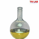 TN LAB Supply 3000ml 3L Flat Bottom Boiling Flask Thick-Wall Borosilicate 3.3 Glass