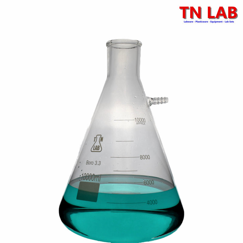 TN LAB Supply 10000ml 10L Filter Flask Vacuum Flask 