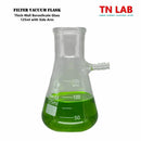 TN LAB Supply 125ml Filter Vacuum Flask with Side Arm Thick-Wall Borosilicate 3.3 Glass 125ml