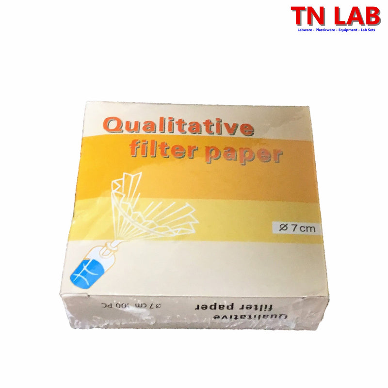 TN LAB Supply Filter Paper 7cm 70mm Qualitative Slow Flow Buchner Funnel