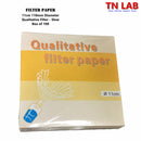 TN LAB Supply Filter Paper 11cm 110mm Round Qualitative Slow Filter for Buchner Funnels and Other Funnels 100-Filters