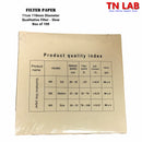 TN LAB Supply Filter Paper 11cm 110mm Round Qualitative Slow Filter for Buchner Funnels and Other Funnels 100-Filters Specifications