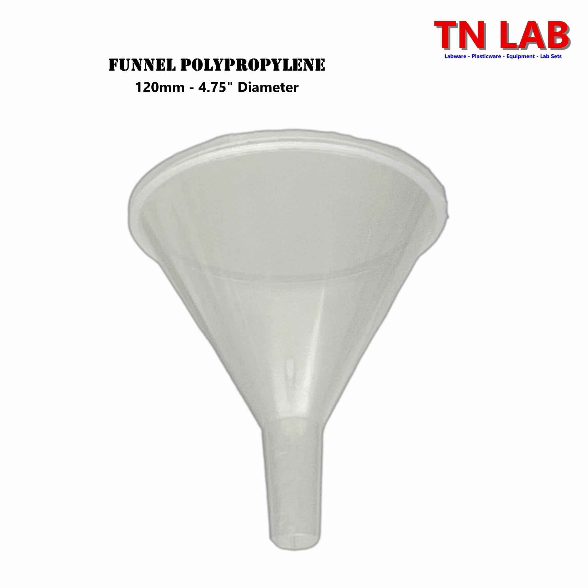 Funnel Polypropylene 120mm Diameter