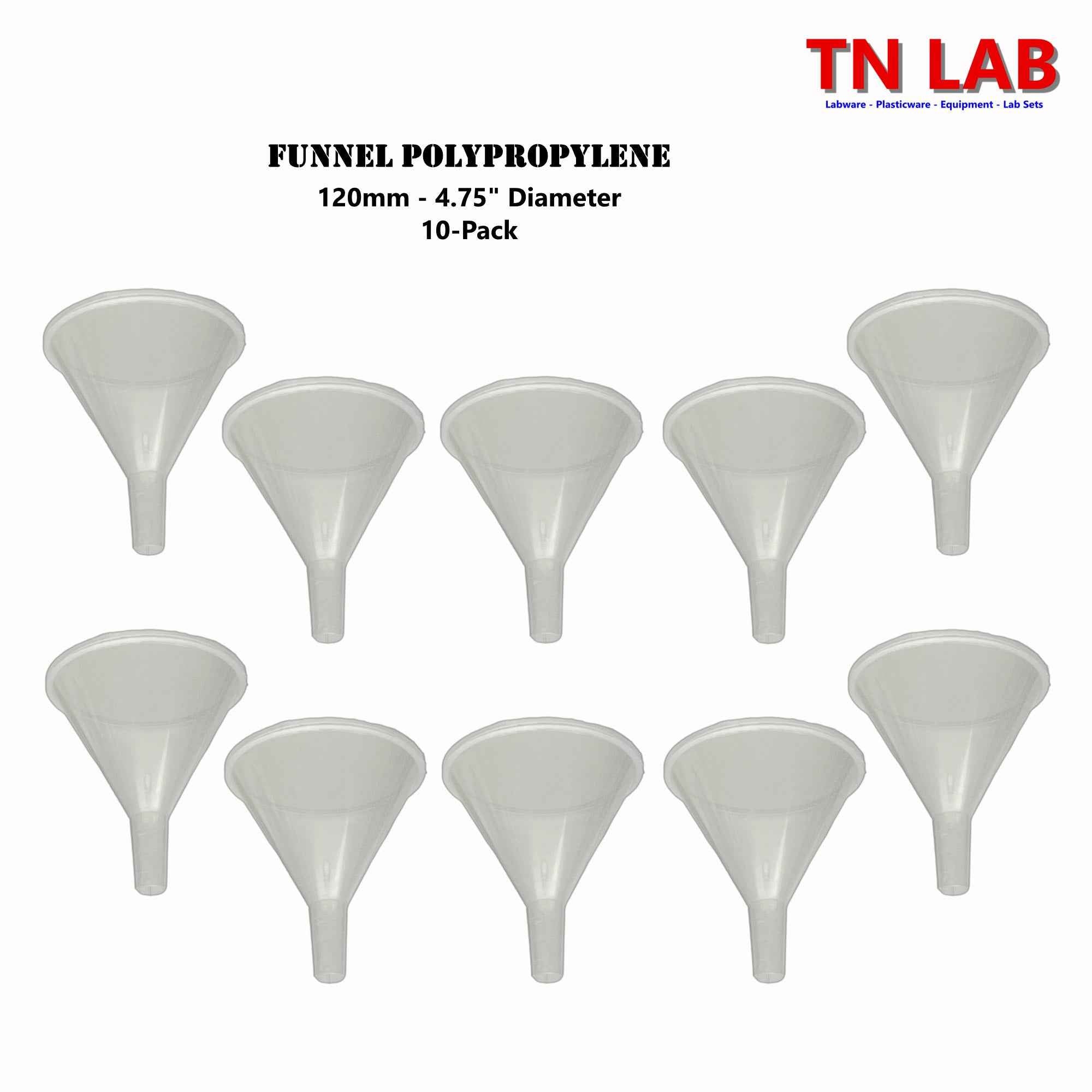 Funnel Polypropylene 120mm Diameter