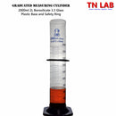 TN LAB Supply 2000ml 2L Graduated Measuring Cylinder Borosilicate 3.3 Glass