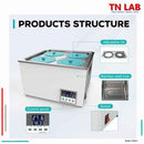 Water Bath BHS-4 Quad-Hole Digital Control with 360 Degree Heating 4-Hole