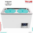 Water Bath BHS-2 Dual Hole Digital Control with 360 Degree Heating 2-Holes