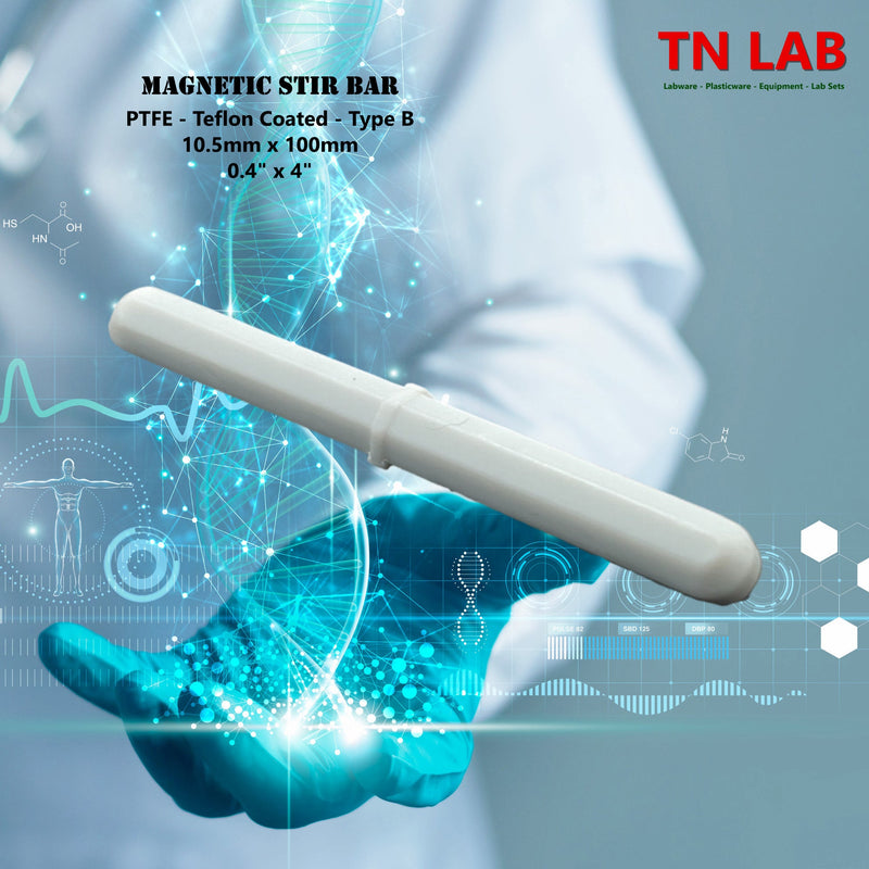 TN LAB Supply Magnetic Stirrer Bar 10.5mm by 100mm