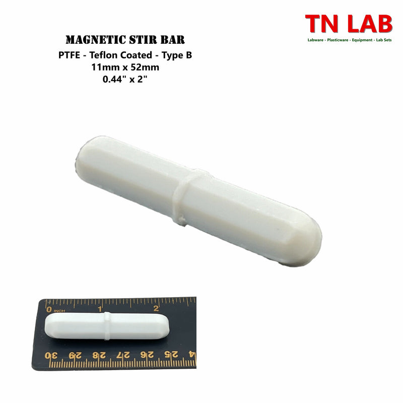 TN LAB Supply Magnetic Stirrer Bar 11mm by 52mm Dimensions