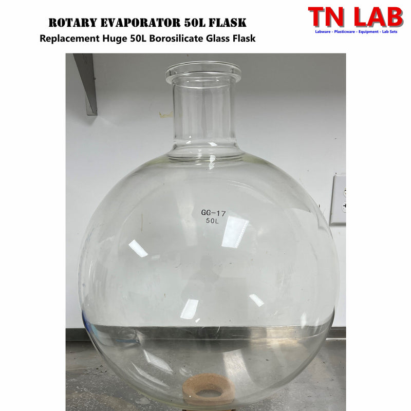 TN LAB Supply Rotary Evaporator Flask 50000ml 50L Borosilicate Glass