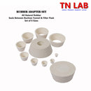 Filter Flask Buchner Funnel Vacuum Sealing Adapters Cone Shaped Rubber 8-Sizes