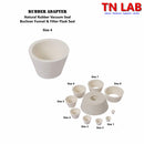 Filter Flask Buchner Funnel Vacuum Sealing Adapters Cone Shaped Rubber 8-Sizes