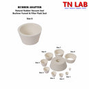 Filter Flask Buchner Funnel Vacuum Sealing Adapters Cone Shaped Rubber 8-Sizes