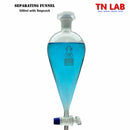 TN LAB Supply 500ml Separating Funnel with Stopcock Borosilicate 3.3 Glass